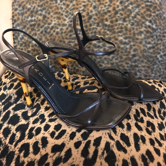 Casadei Bamboo Heeled Sandals - Picture 2 of 8